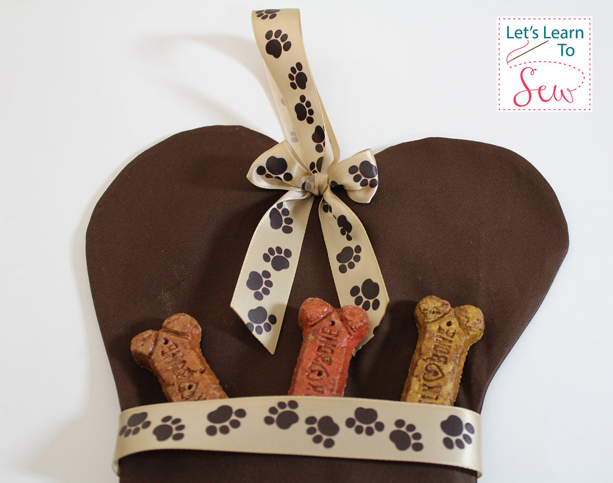 Dog Bone Christmas Stocking Pattern – Let's Learn To Sew dog-bone-christmas-stocking-pattern-let-s-learn-to-sew