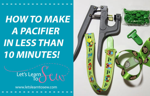 How to Make A Pacifier Clip: 4 Ways