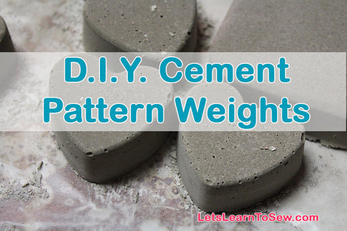 Cement Pattern weights: Set of 8