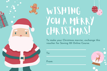 Sewing 101 Gift Certificate